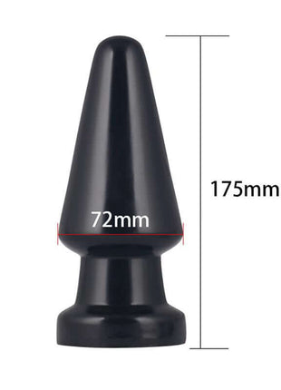 Butt Plug King Sized Anal Shocker 7 Black