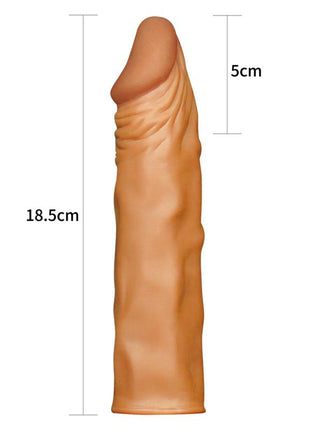 Penis Sleeve Add 2 Pleasure X Tender Brown