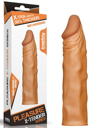 Penis Sleeve Add 2 Pleasure X Tender Brown