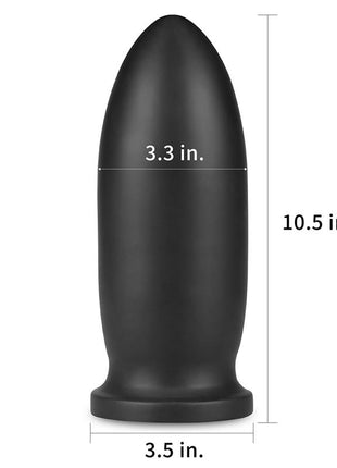 Dildo King Sized Anal Bomber 9 Black