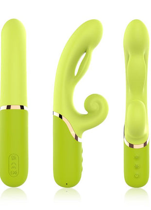 Inflatable Rabbit Vibrator Green