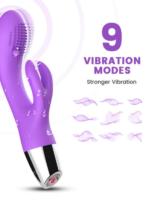 Rabbit Vibrator Flexible Purple