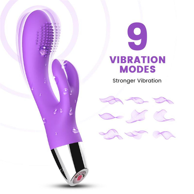 Rabbit Vibrator Flexible Purple