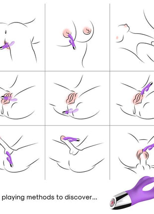 Rabbit Vibrator Flexible Purple