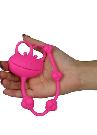 Anal Beads Frog Pink