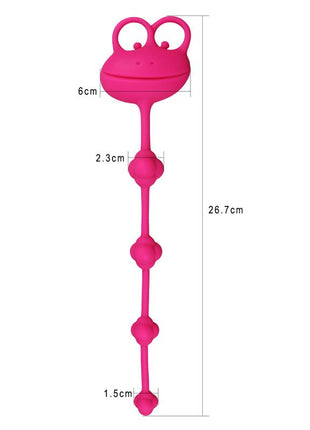 Anal Beads Frog Pink