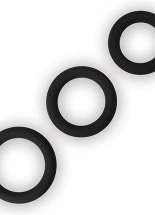 Pack of 3 Penis Ring Power Plus Black