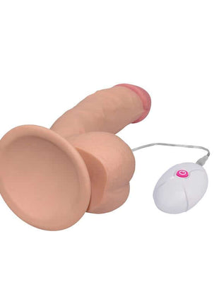 Dildo The Ultra Soft Dude with Vibration 7.5 Flesh