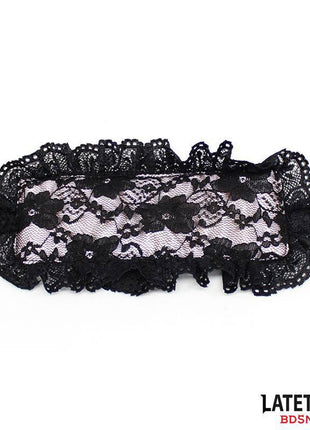 2 Piece Set Lace lindfold and Handcuffs