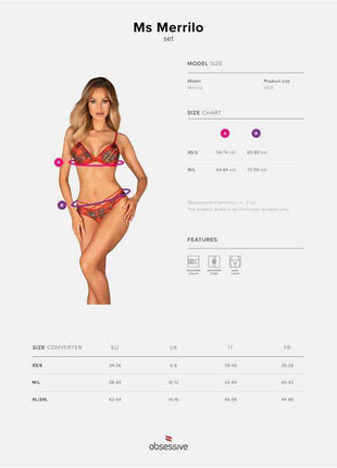 2 Pieces Set Ms Merrilo