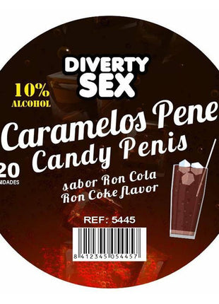 20 Penis-shaped candies Ron Cola Flavor