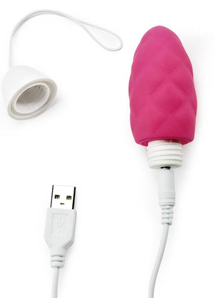Vibrating Egg IJoy Remote Control USB Pink