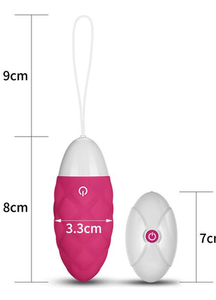 Vibrating Egg IJoy Remote Control USB Pink