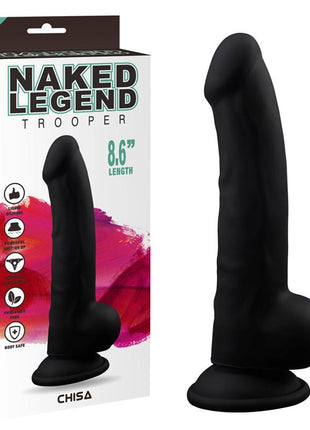Dildo Trooper 8 Liquid Silicone Black