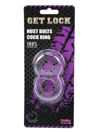 Duo Cock 8 Ball Ring-clear