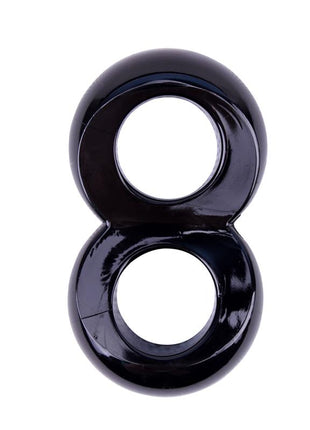 Duo Cock 8 Ball Ring black