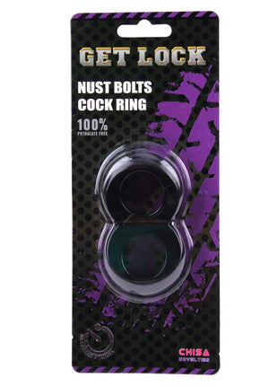 Duo Cock 8 Ball Ring black