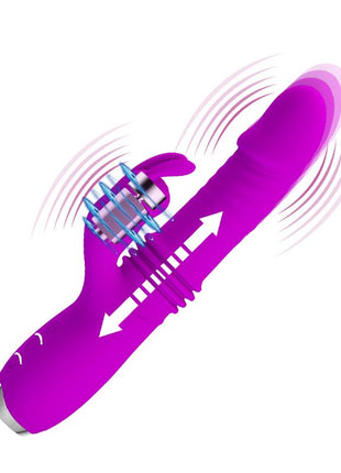 Dorothy Thrusting Vibrator USB Purple