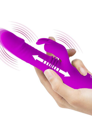 Dorothy Thrusting Vibrator USB Purple