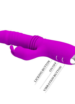 Dorothy Thrusting Vibrator USB Purple