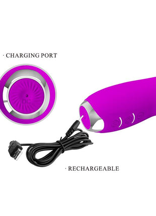 Dorothy Thrusting Vibrator USB Purple