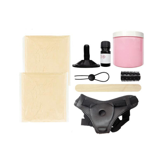 Cloneboy Dildo Harness Strap Flesh with silicone realistic dildo kit and harness accessories