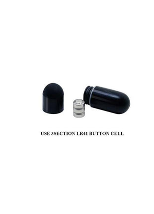 Vibrating Cock Ring Thimble Black