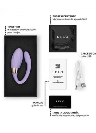 Couples Toy Tiani Twist APP Lavender