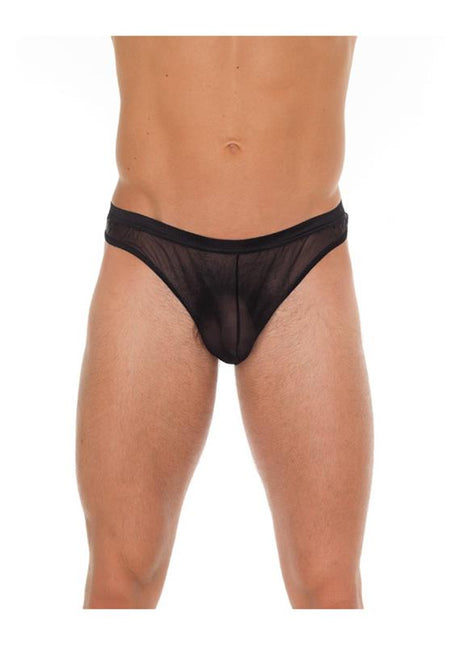 String Fishnet Black One Size