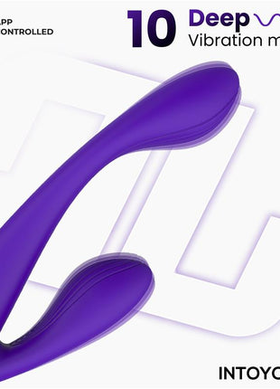 Lyra G Spot Rabbit Vibrator with App Purple