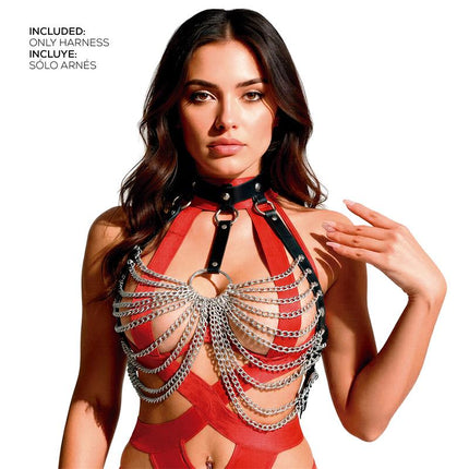 Samara Chest Harness with Chain One size