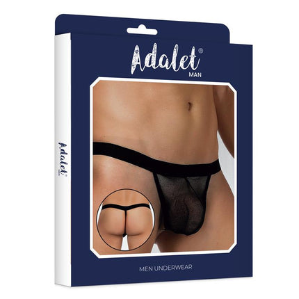 Titan Fishnet Thong One Size Black