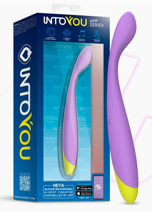 Neya G Spot Vibrator with App Purple