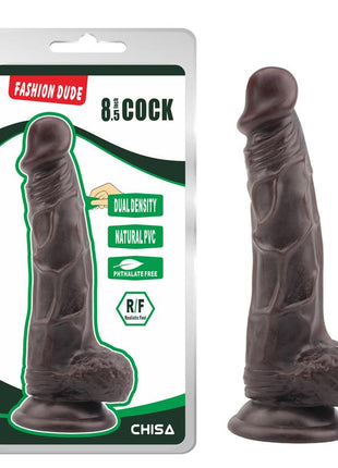 Dildo Dual Density Fashion Dude 21 x 41 cm Brown