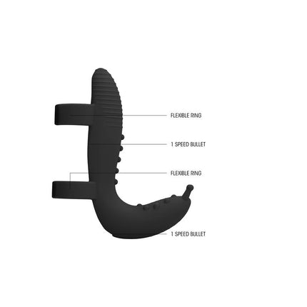 Vibrator Extension Set Eliott Black