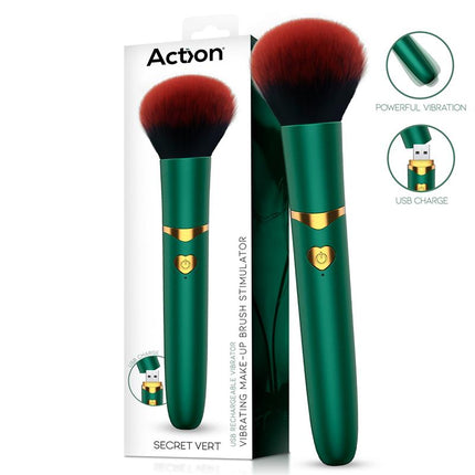 Secret Vert Vibrating Make Up Brush Green