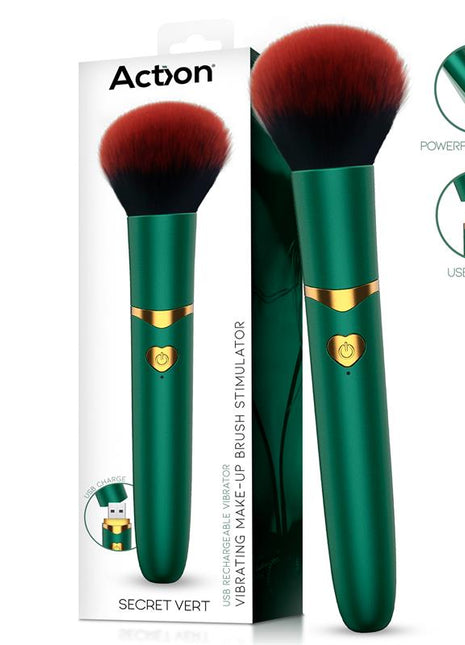 Secret Vert Vibrating Make Up Brush Green