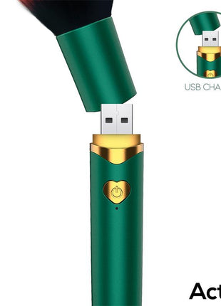 Secret Vert Vibrating Make Up Brush Green