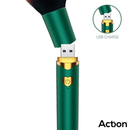 Secret Vert Vibrating Make Up Brush Green