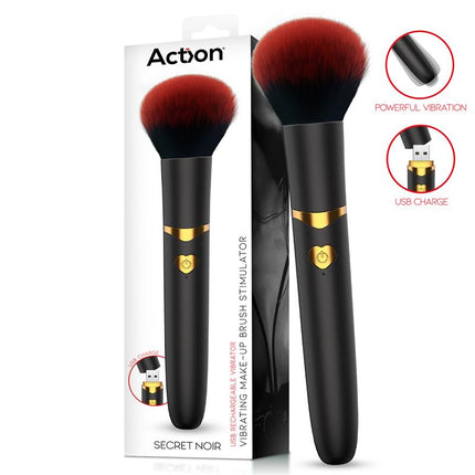Secret Noir Vibrating Make Up Brush Black