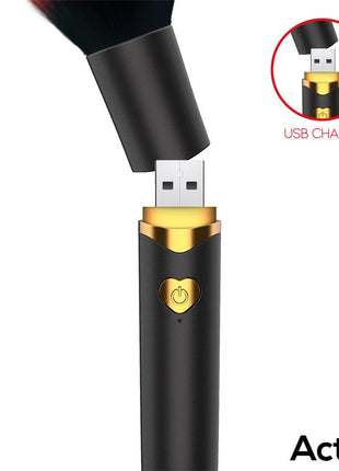 Secret Noir Vibrating Make Up Brush Black