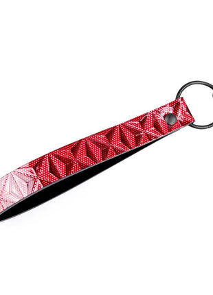 Adjustable Collar With Leash Diamond Vegan Leather