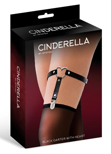 Garter with Heart Vegan Leather One Size