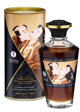 Shunga Warming Massage Oil Creamy Latte Aroma