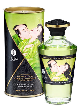 Shunga Warming Massage Oil Midnight Sorbet Aroma