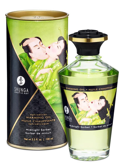 Shunga Warming Massage Oil Midnight Sorbet Aroma