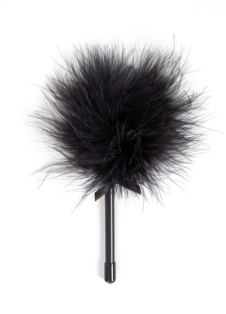 Secret Play Black Marabou Duster