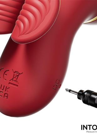 Beeny Stimulator with 4 Caps Suction Tapping Tickling and Licking