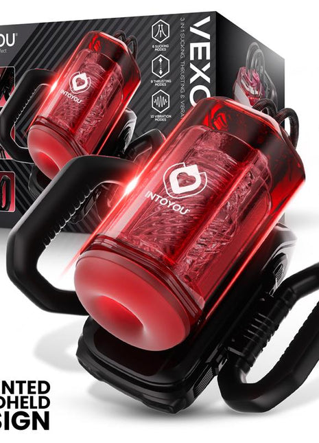 Vexor 3 in 1 Male Masturbator Sucking Thrusting and Vibrator USB C