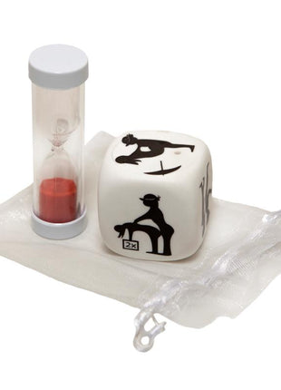 Posture Dice with Hourglass